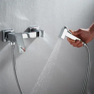 Гигиенический душ со смесителем Shevanik S137 хром